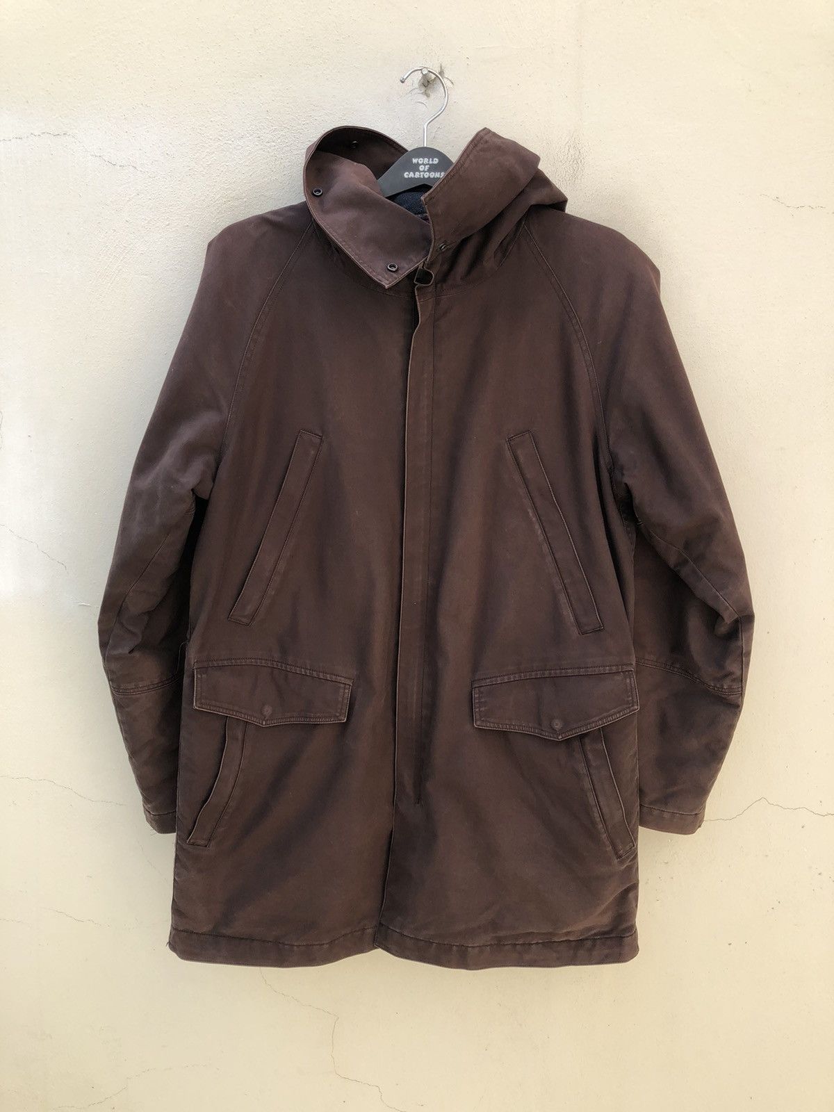 Lad Musician Lade Musician Japan Waxed Hooded Parka Jacket Size US M / EU 48-50 / 2 - 11 Thumbnail