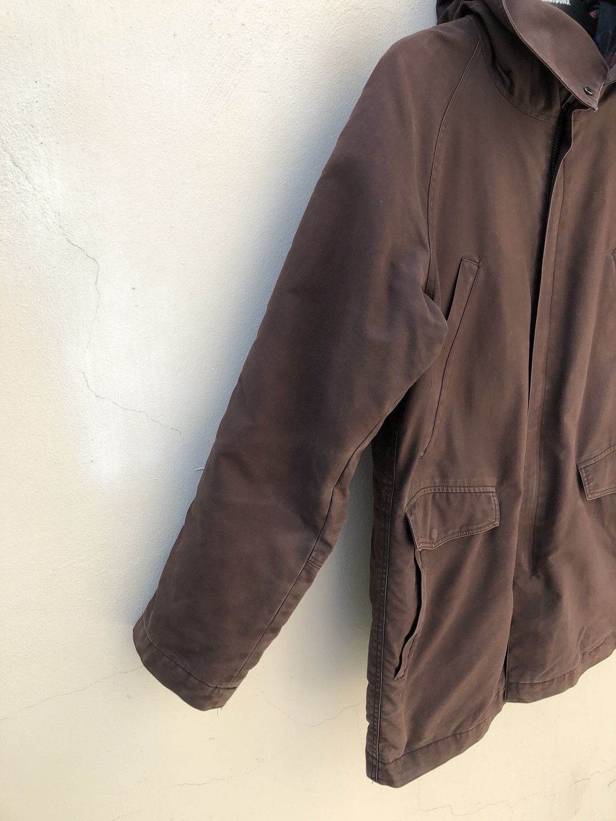 Lad Musician Lade Musician Japan Waxed Hooded Parka Jacket Size US M / EU 48-50 / 2 - 13 Thumbnail