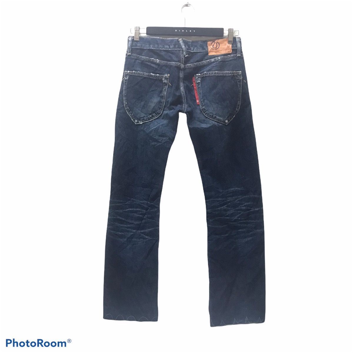 Japanese Designer EGAODE TANOSHIKU Denim Selvedge low Rise