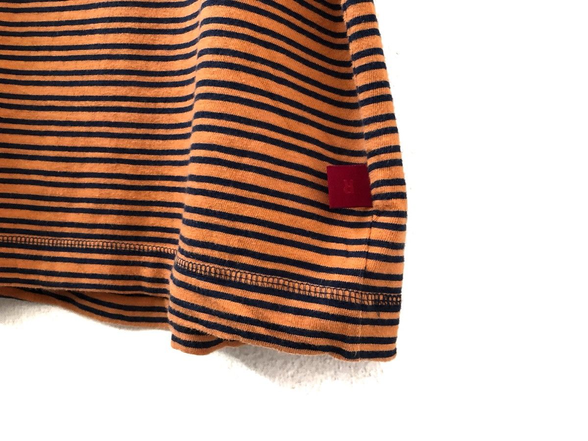 Levi's × Vintage Vintage 90s Levi’s Narrow Striped V neck Oversize tee Size US M / EU 48-50 / 2 - 4 Thumbnail