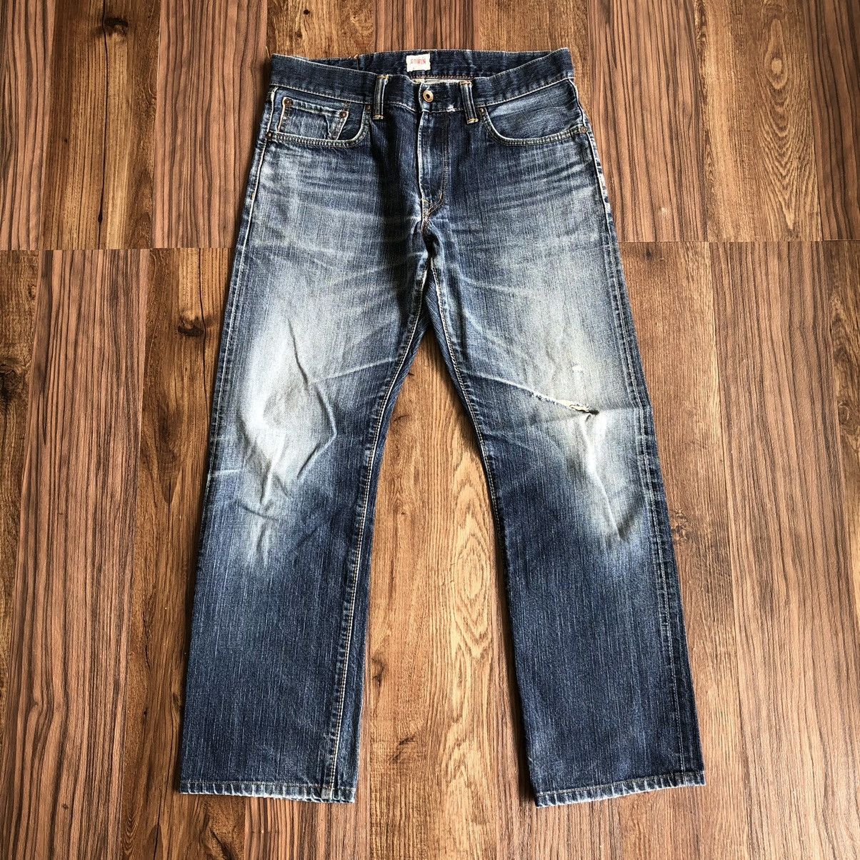 Edwin Vintage Edwin 505zxx Selvedge Denim Jeans Size US 33 - 2 Thumbnail