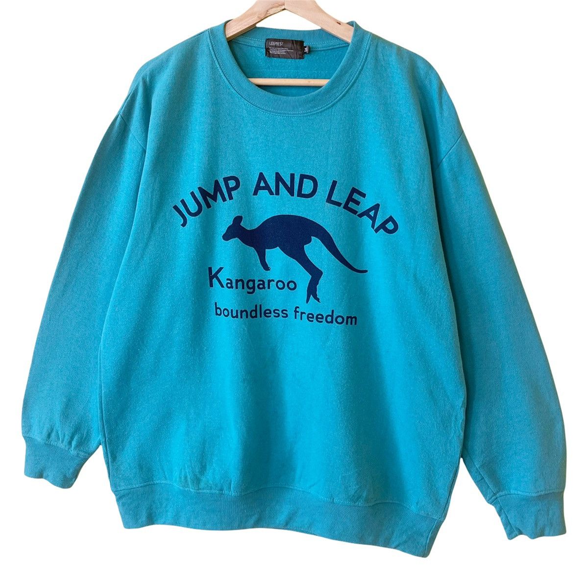 Japanese Brand Vintage Jump And Leap Kangaroo Crewneck Sweatshirt Size L Size US L / EU 52-54 / 3 - 3 Thumbnail