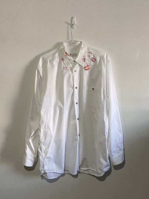 Maison Margiela ICONIC Artisanal Kiss Shirt Grailed