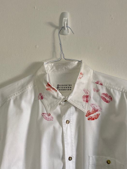 Maison Margiela ICONIC Artisanal Kiss Shirt | Grailed