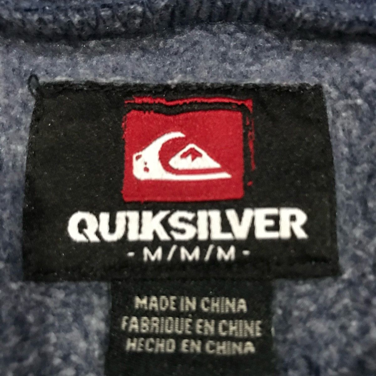 Japanese Brand × Quicksilver × Vintage QUICKSILVER Hoodie Big Logo Size M Fits Size L Size US L / EU 52-54 / 3 - 6 Thumbnail