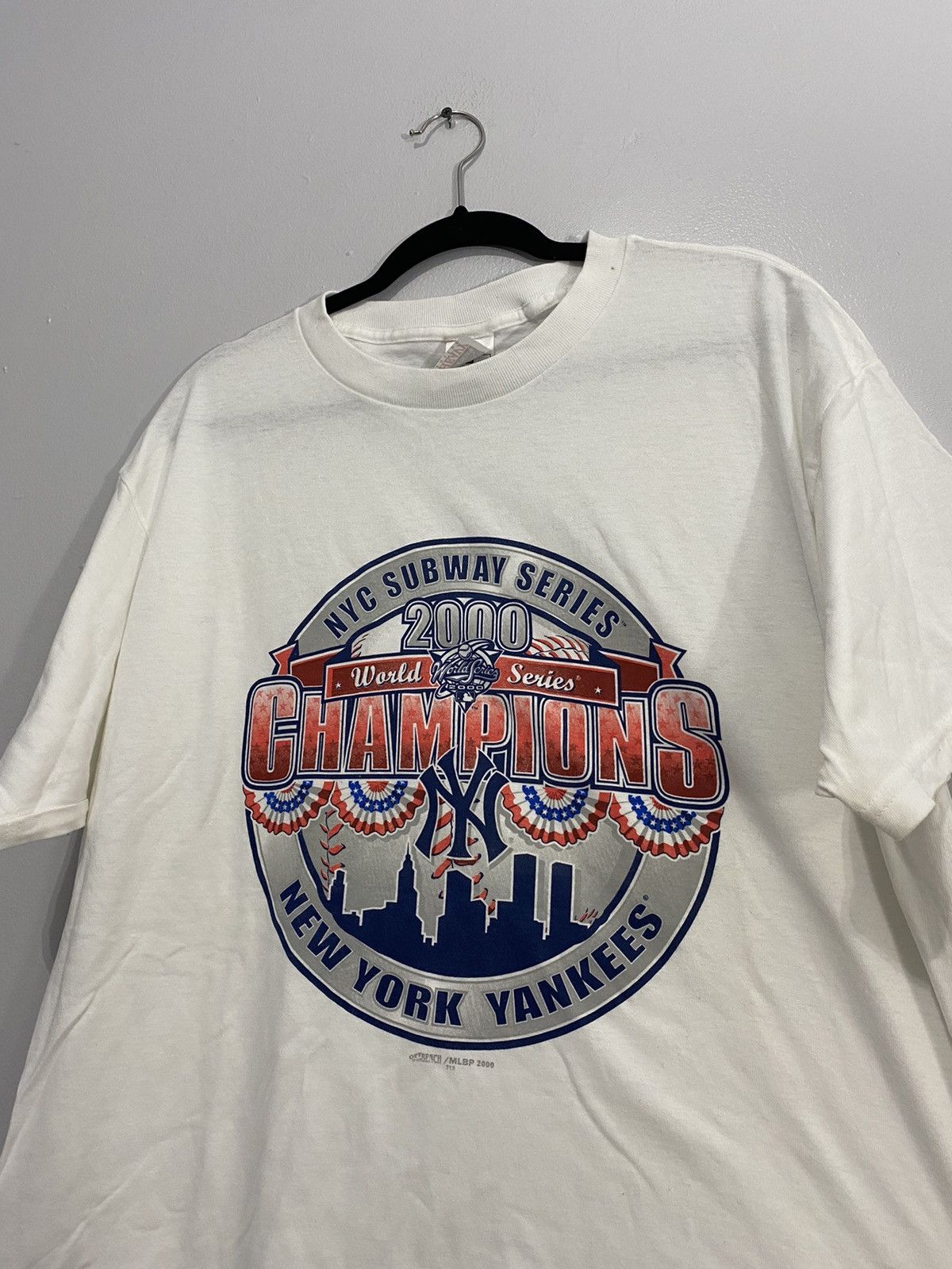 Vintage 2000 New York Yankees World Series Champions T-Shirt