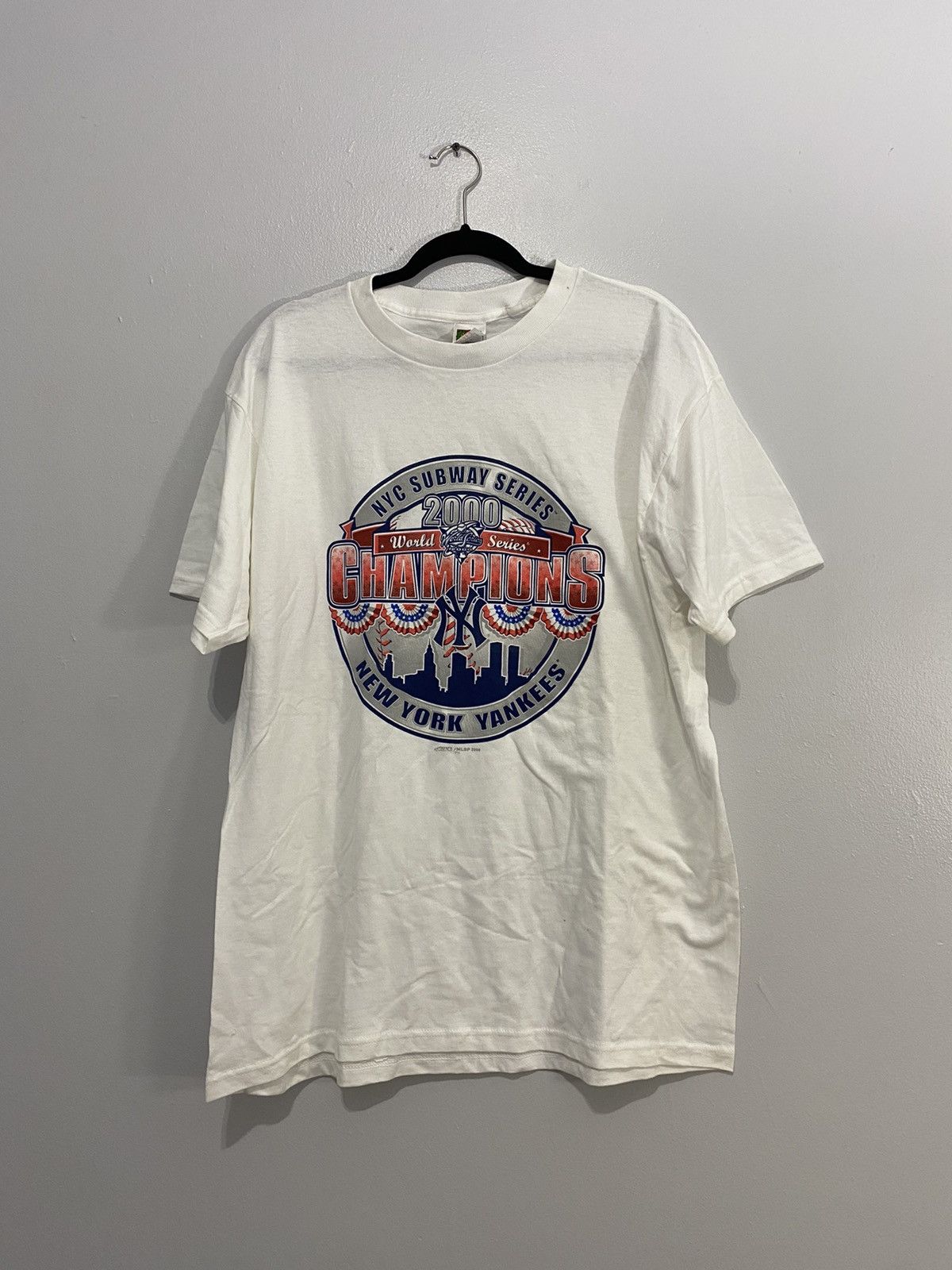 MLB Vintage 2000 New York Yankees World Series Champions T-Shirt Size US XL / EU 56 / 4 - 4 Thumbnail