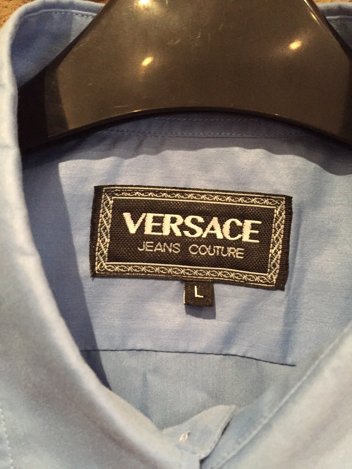 Versace pleated detail shirt Size US L / EU 52-54 / 3 - 3 Thumbnail