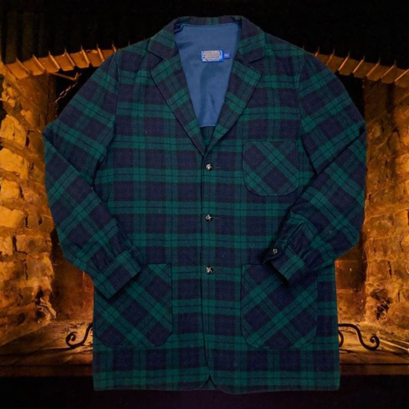 Pendleton × Vintage Vintage Pendleton Fleece Over Coat | Grailed