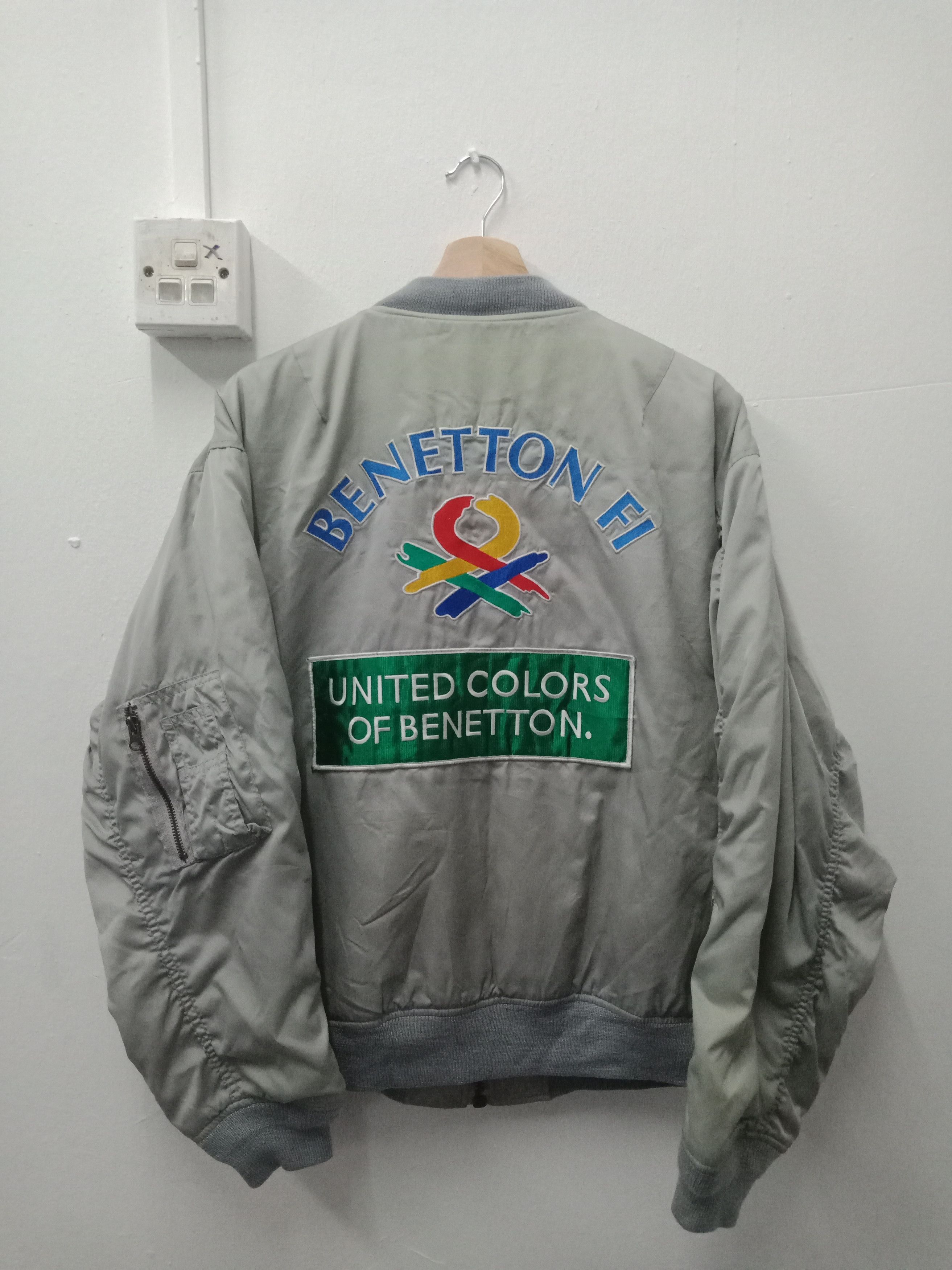 United Colors Of Benetton Reversible Spell Out Embroid