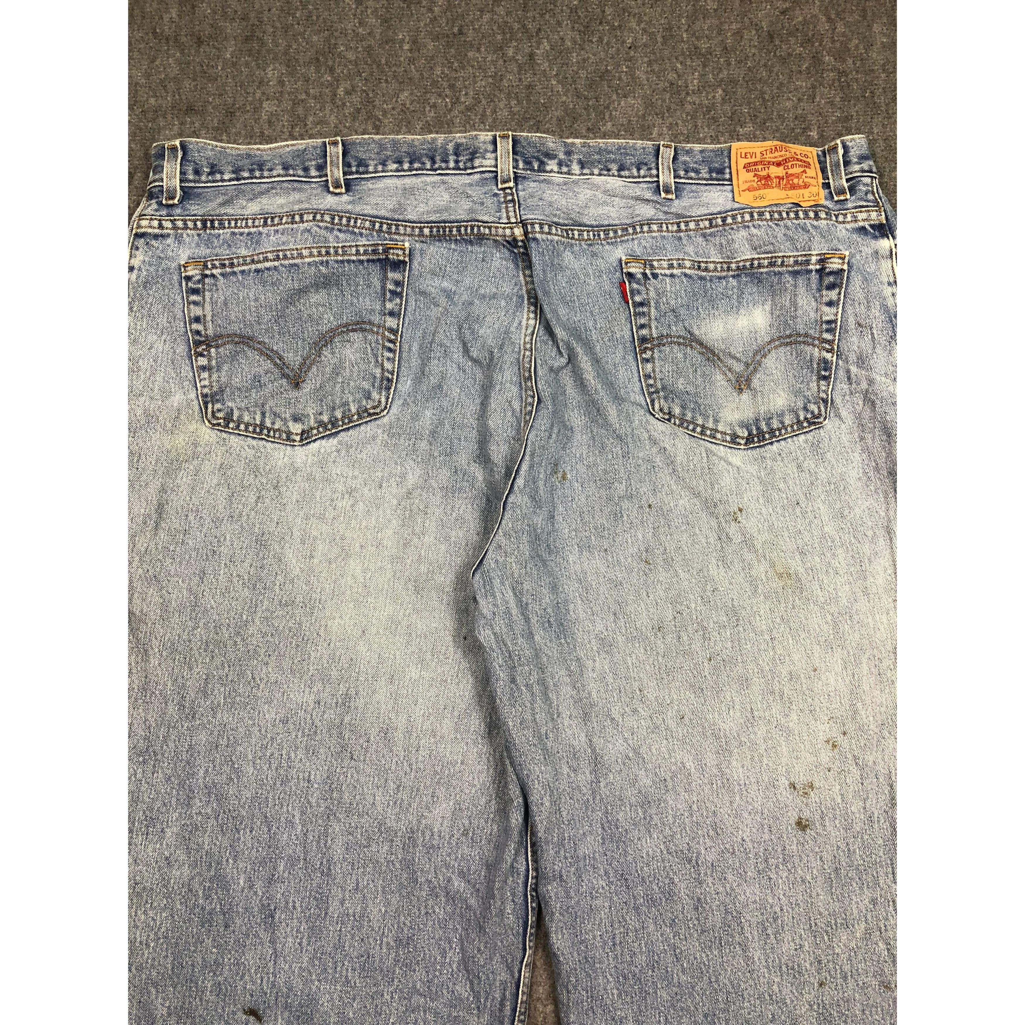 Levi's Vintage Levis 560 Comfort Fit Faded Denim Oversized DP0160 Size US 44 / EU 60 - 3 Thumbnail