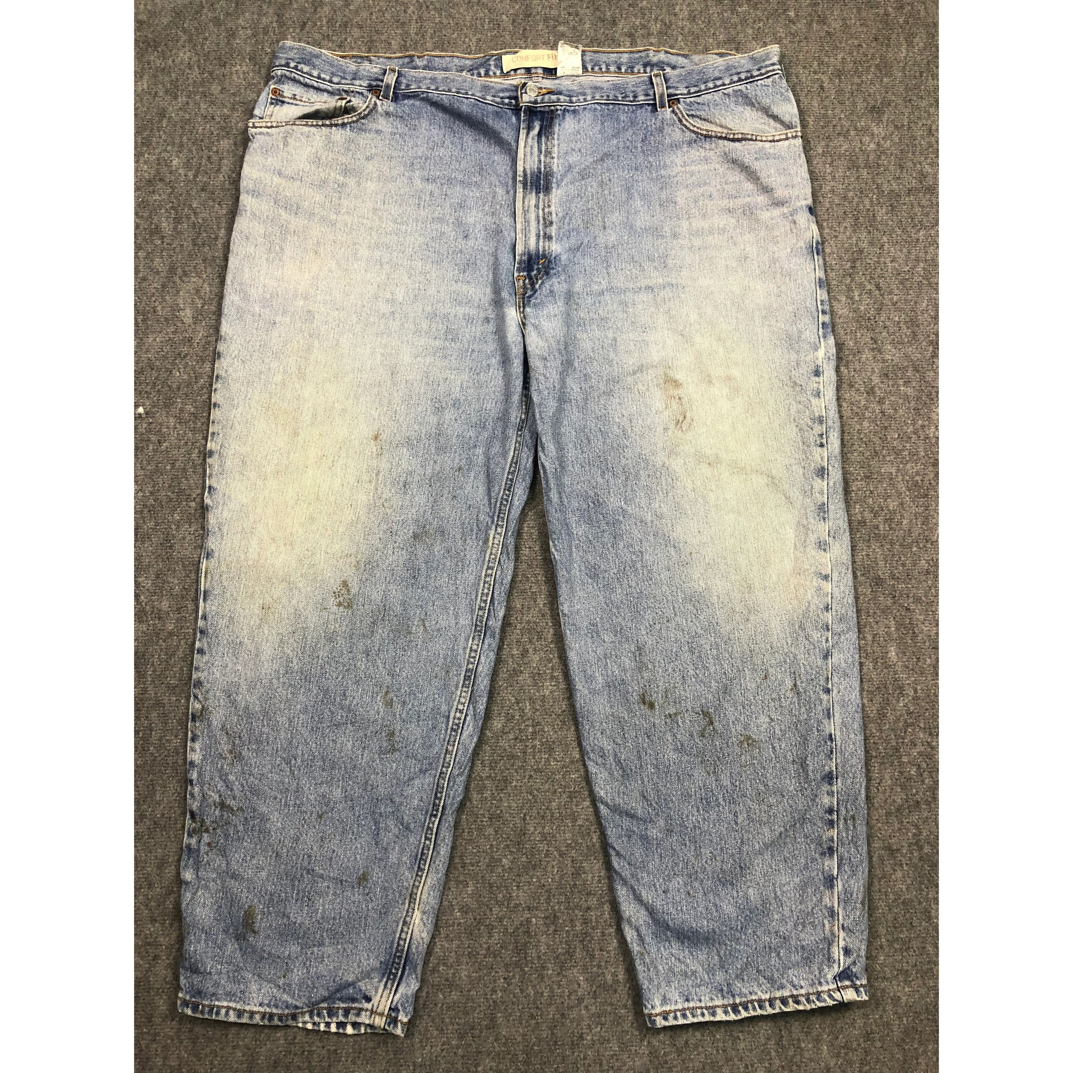 Levi's Vintage Levis 560 Comfort Fit Faded Denim Oversized DP0160 Size US 44 / EU 60 - 1 Thumbnail