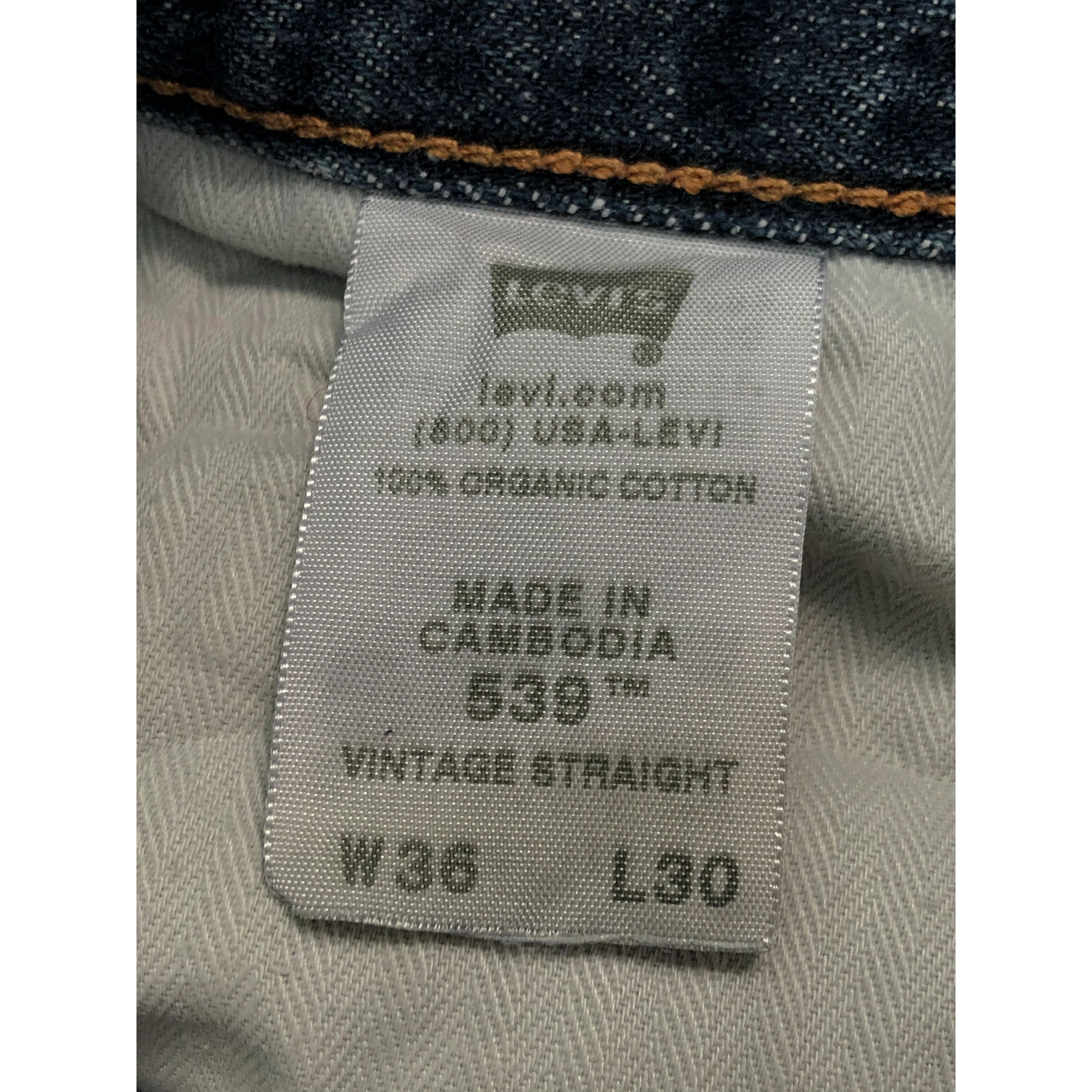 Levi's Vintage Levis 539 Jeans Tappered DP0043 Size US 37 - 5 Thumbnail