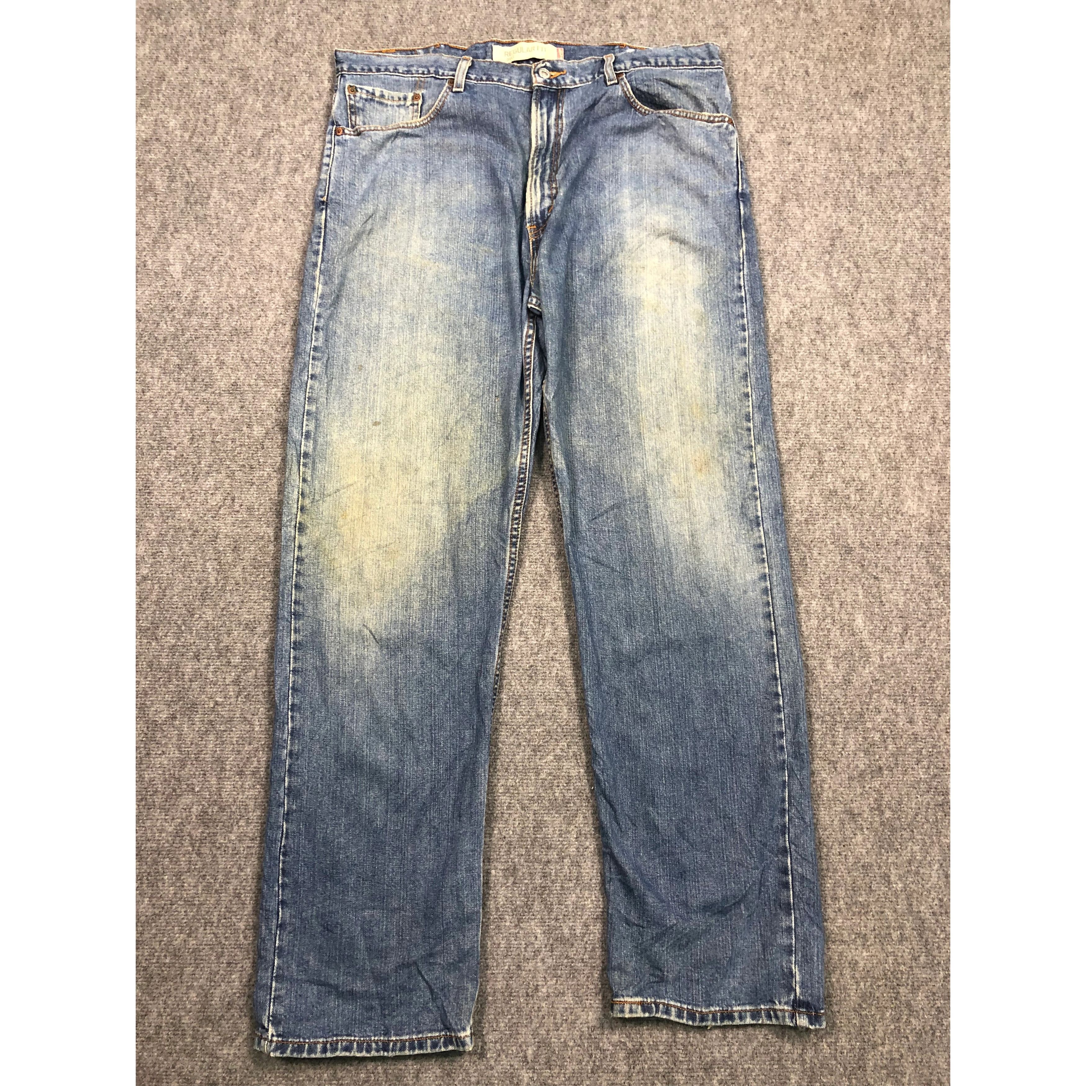 Levi's Vintage Levis 505 Regular Fit Faded Denim Lightwash DP0158 Size US 40 / EU 56 - 1 Thumbnail