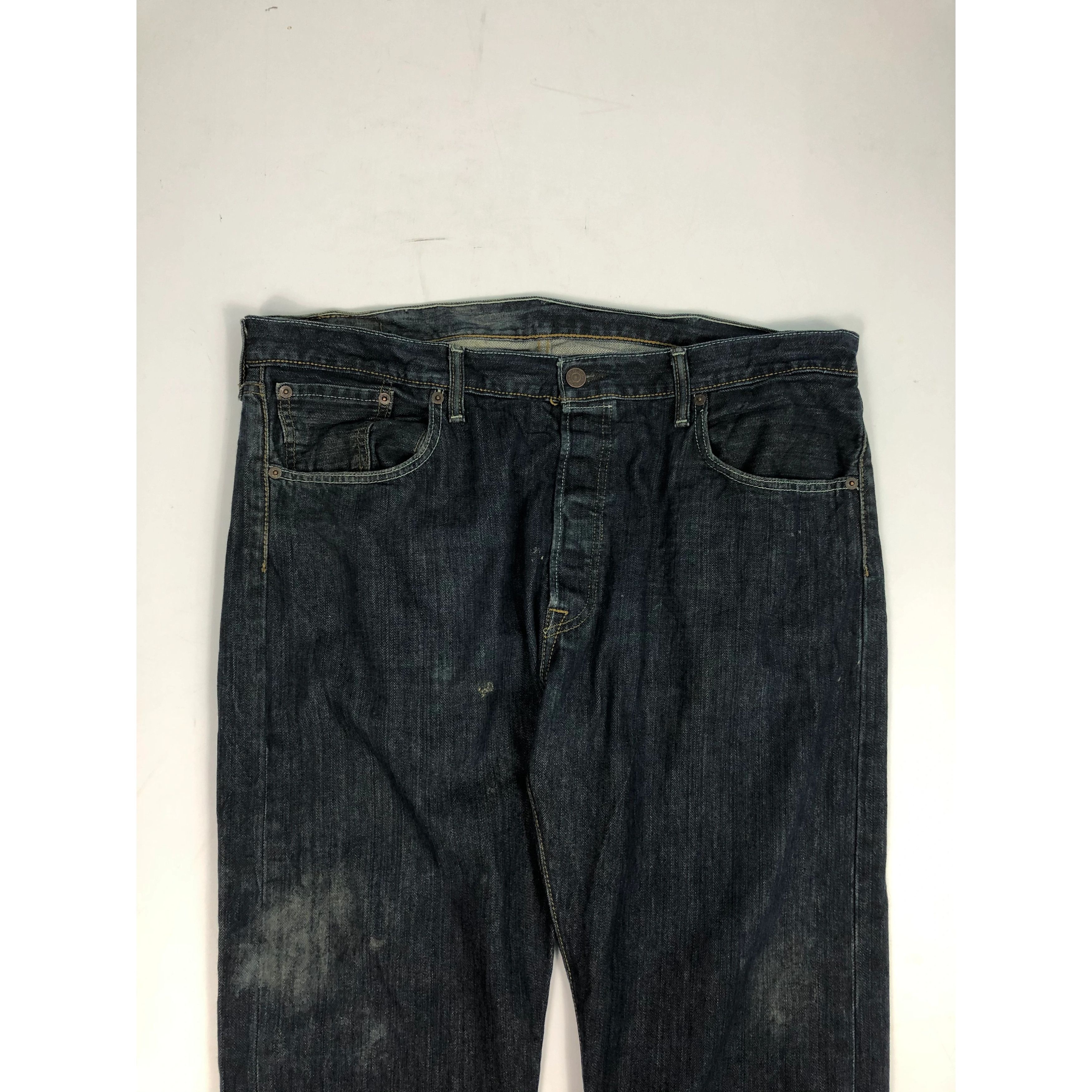 Levi's Vintage Levis 501 Faded Black Denim Pant DP0044 Size US 40 / EU 56 - 3 Thumbnail