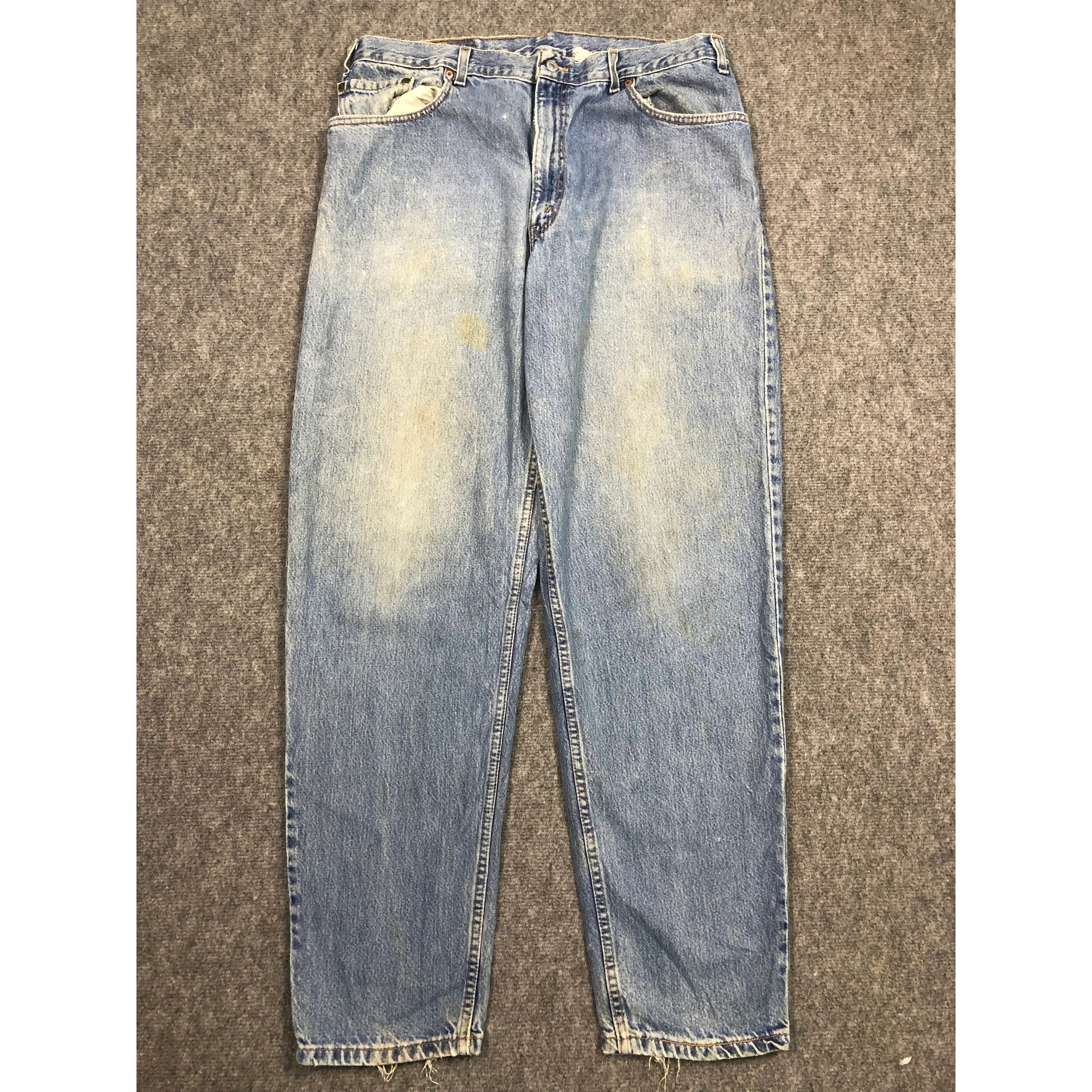 Levi's Vintage 90s Levis 560 Blue Comfort Fit Faded Denim DP0154 Size US 39 - 1 Thumbnail