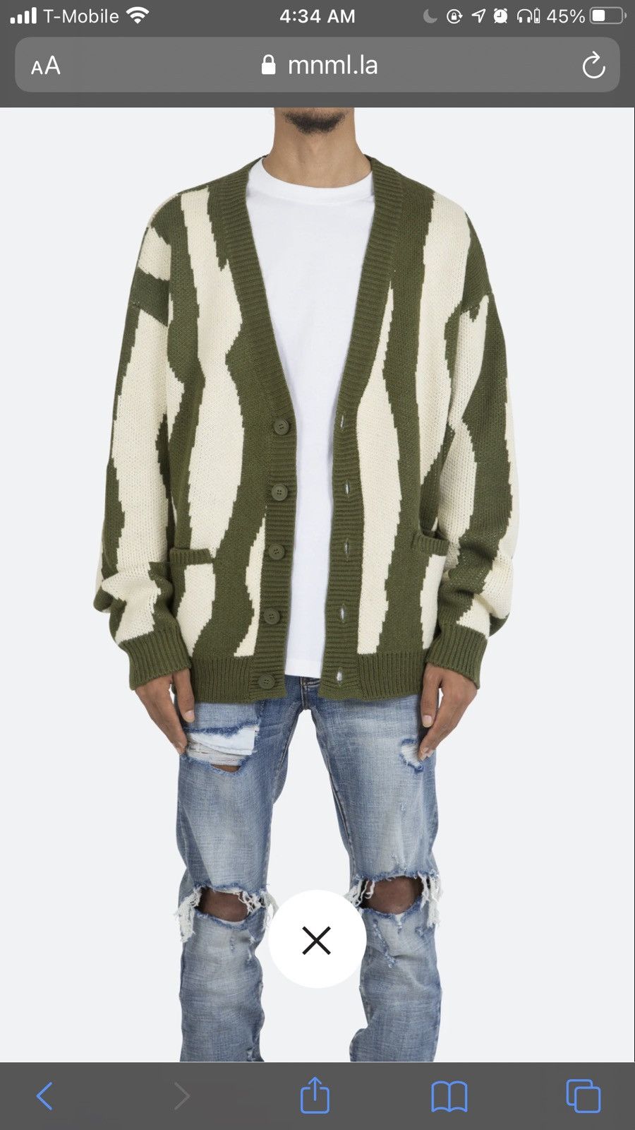 Chunky Distressed Cardigan Sweater - Black | | Shop Now