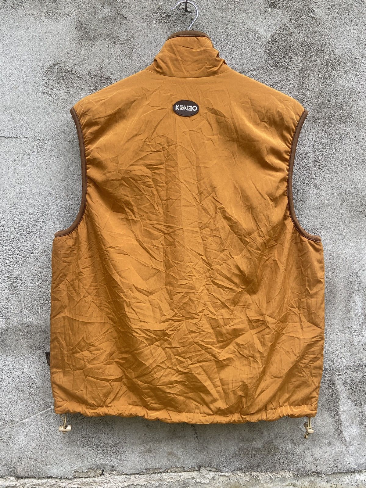 Designer × Kenzo × Vintage Vintage Kenzo Golf Zip Up Reversible Sleeveless Jacket Size US M / EU 48-50 / 2 - 4 Thumbnail