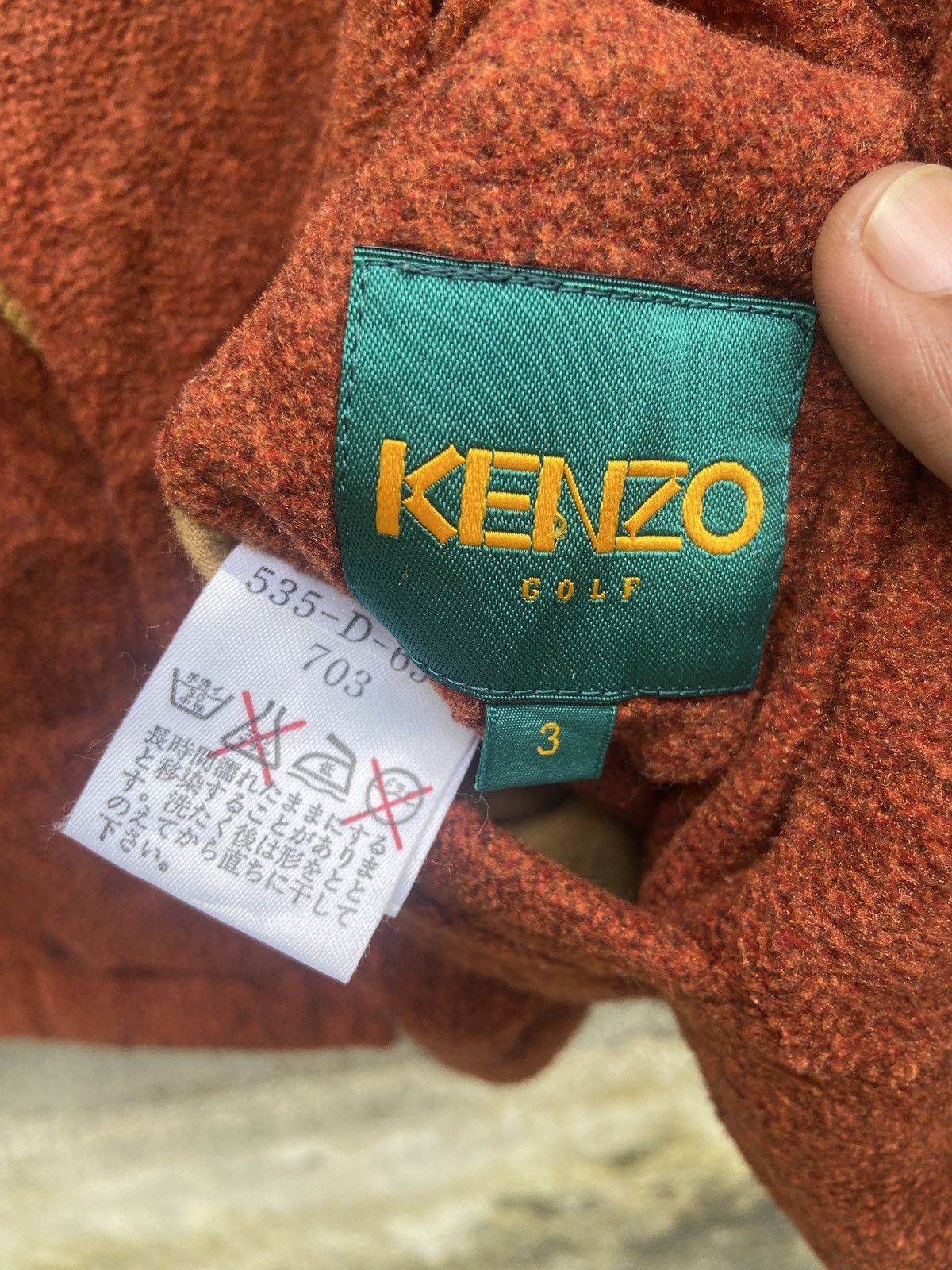 Designer × Kenzo × Vintage Vintage Kenzo Golf Zip Up Reversible Sleeveless Jacket Size US M / EU 48-50 / 2 - 7 Thumbnail