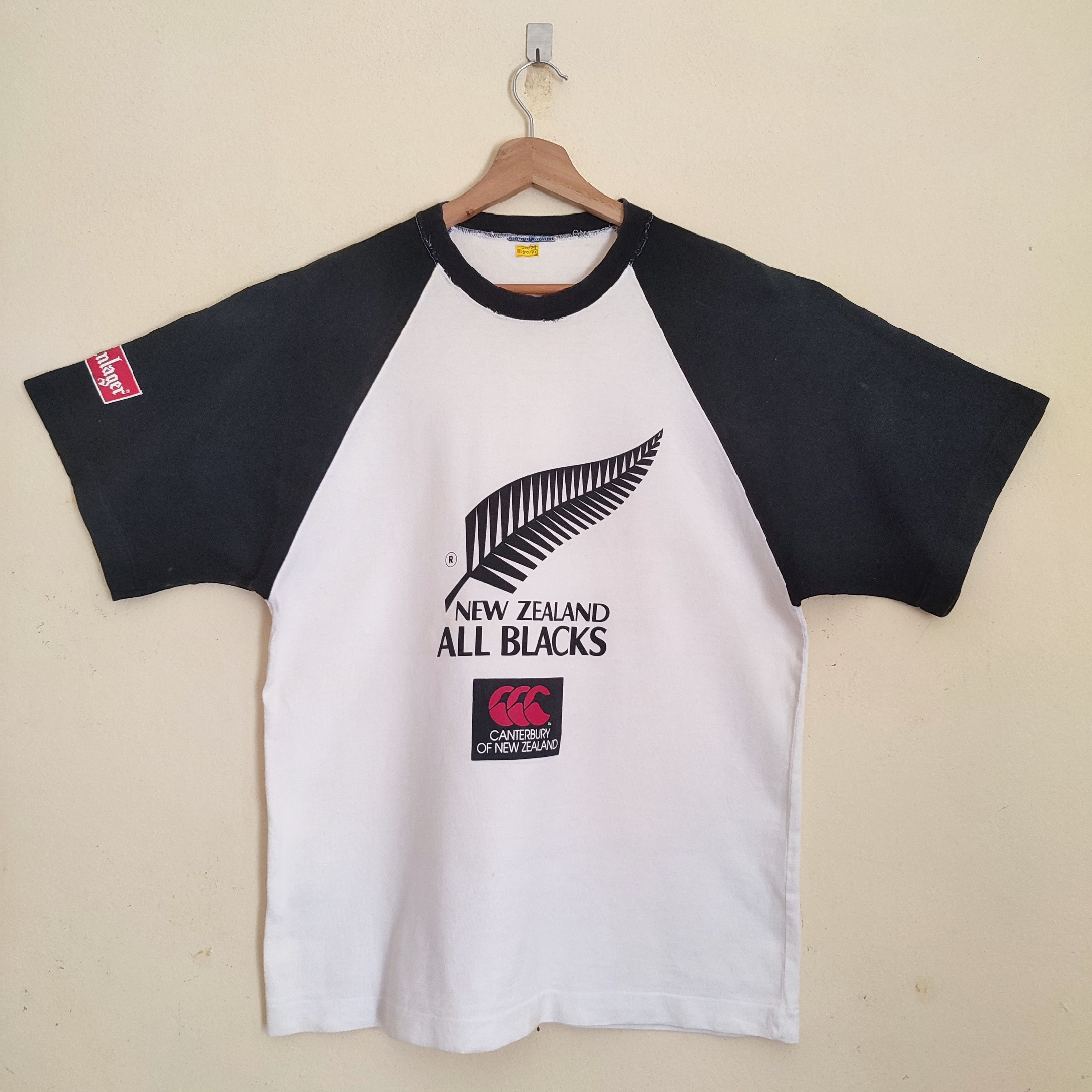 Vintage Canterbury of New Zealand All Black Tshirt