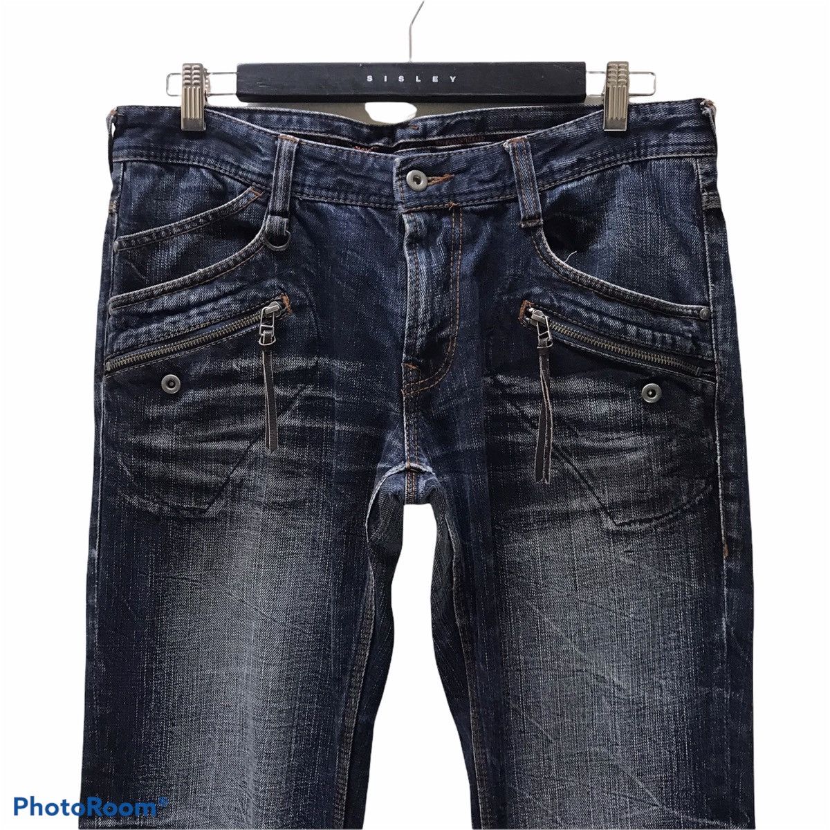 Nicole Club Nicole Club For Men Distressed Denim Flare Jeans Multipocket Size US 36 / EU 52 - 3 Thumbnail