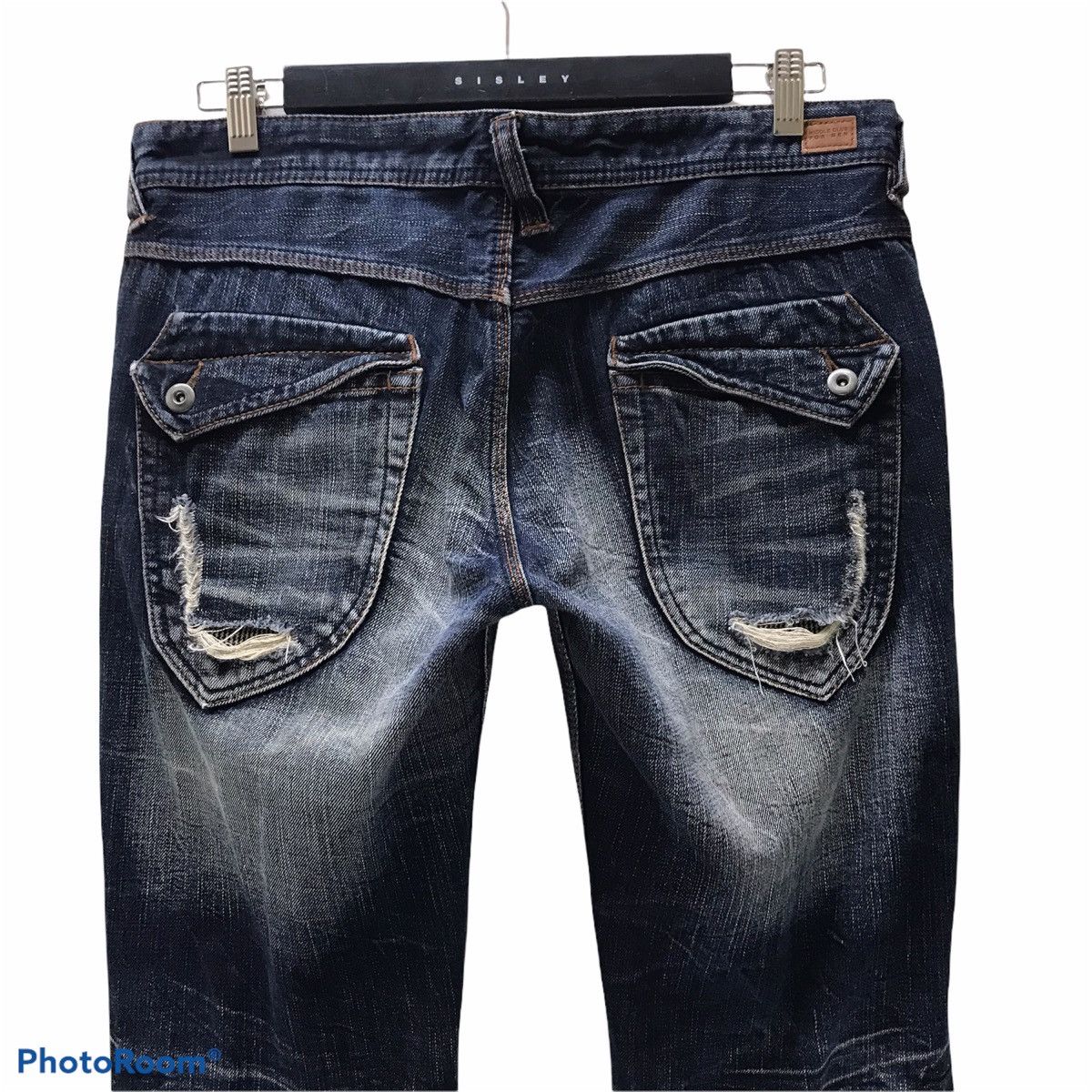 Nicole Club Nicole Club For Men Distressed Denim Flare Jeans Multipocket Size US 36 / EU 52 - 10 Thumbnail