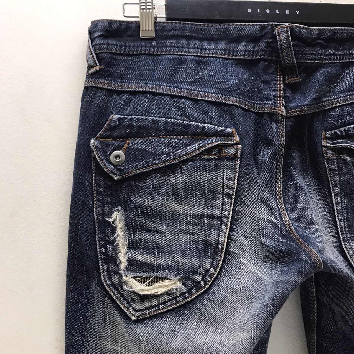 Nicole Club Nicole Club For Men Distressed Denim Flare Jeans Multipocket Size US 36 / EU 52 - 11 Thumbnail