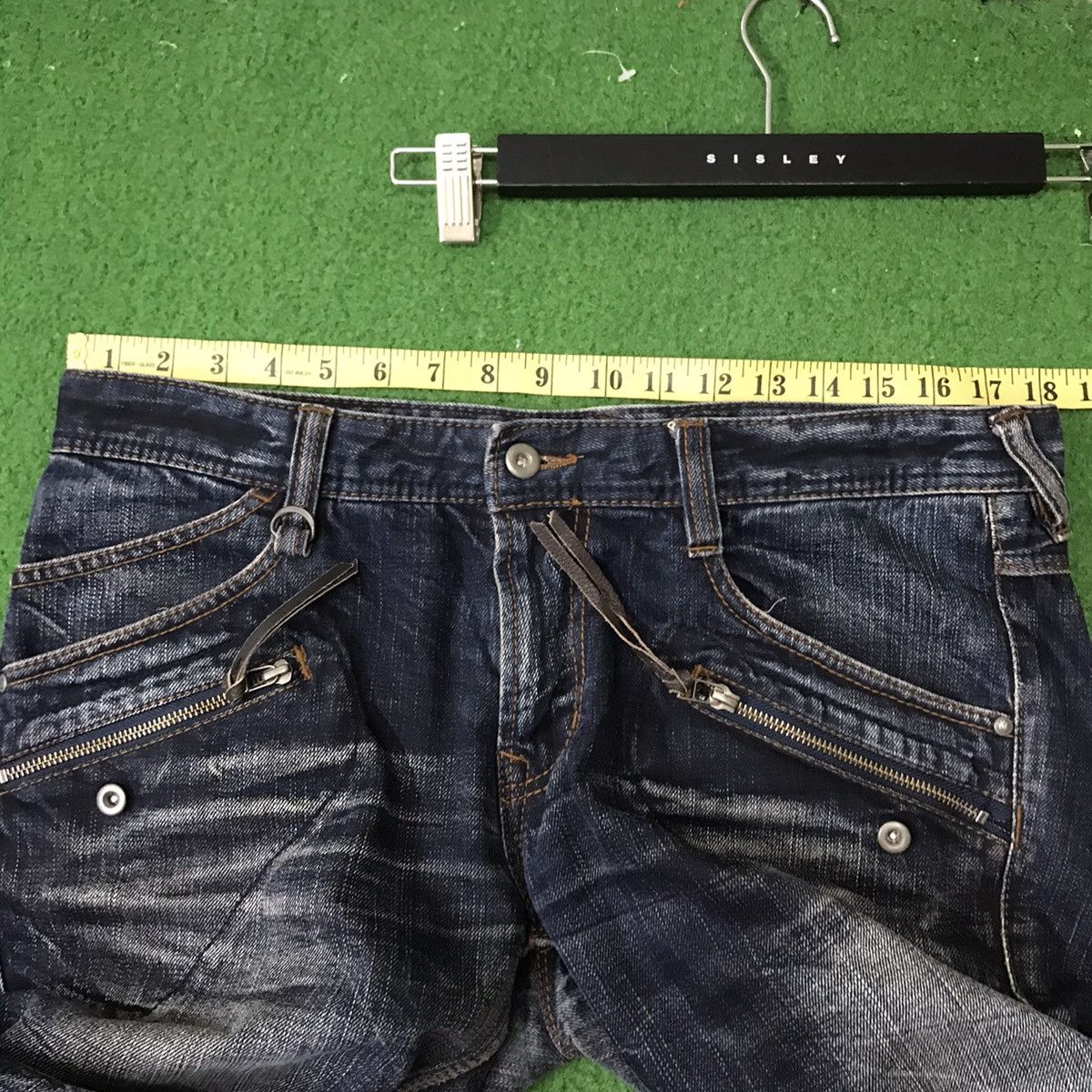 Nicole Club Nicole Club For Men Distressed Denim Flare Jeans Multipocket Size US 36 / EU 52 - 21 Thumbnail