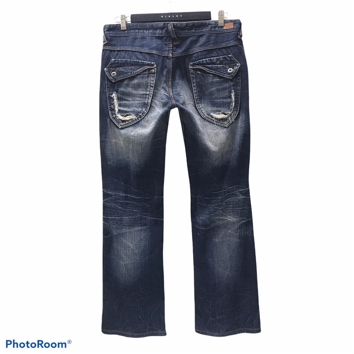 Nicole Club Nicole Club For Men Distressed Denim Flare Jeans Multipocket Size US 36 / EU 52 - 2 Thumbnail