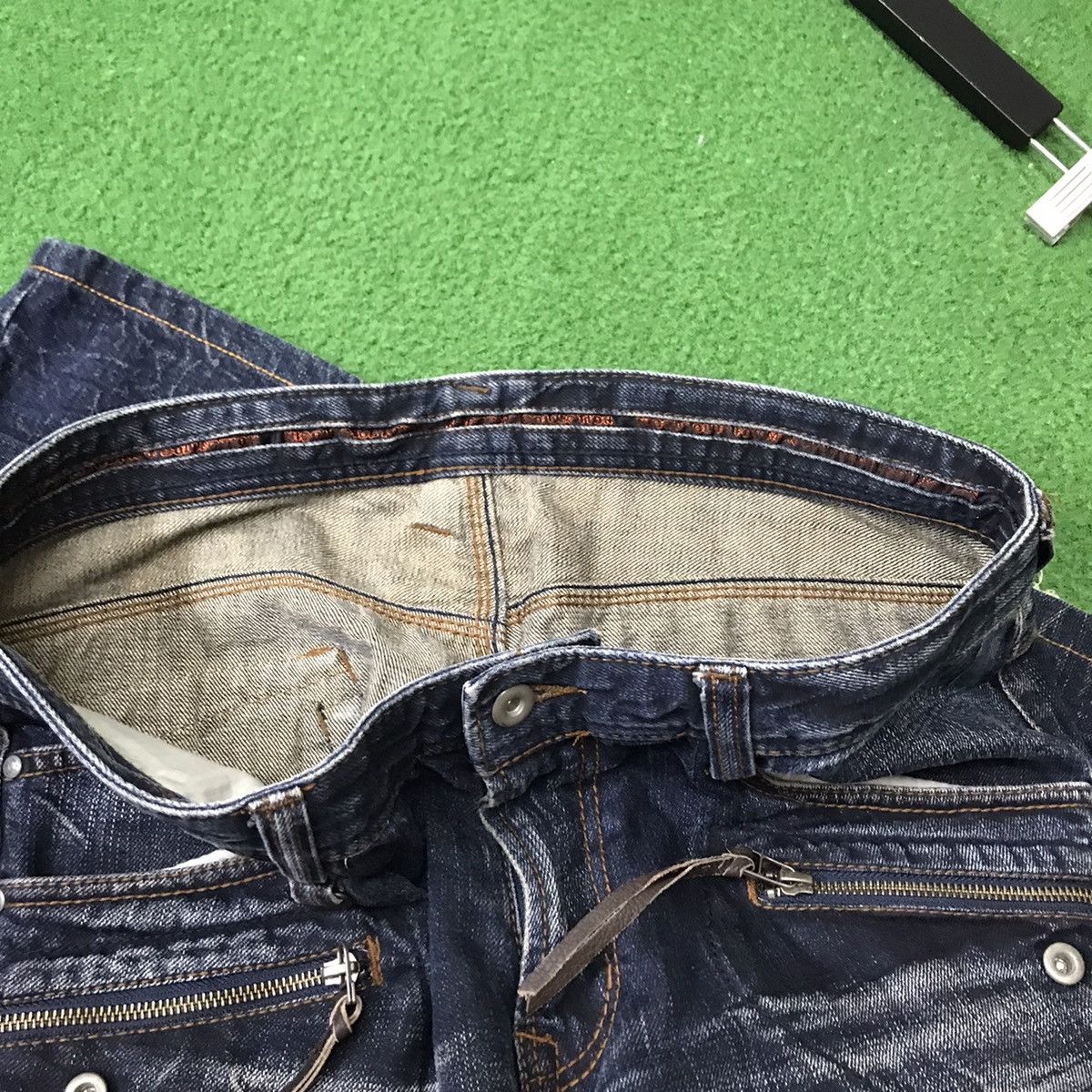 Nicole Club Nicole Club For Men Distressed Denim Flare Jeans Multipocket Size US 36 / EU 52 - 18 Thumbnail