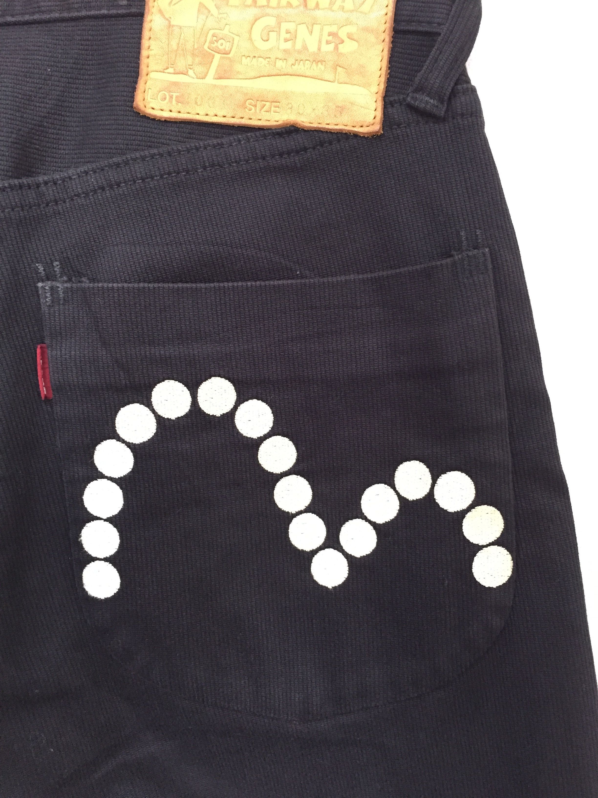 Evisu Made Only by Yamane Embroidered circle logo pants Size US 28 / EU 44 - 4 Thumbnail