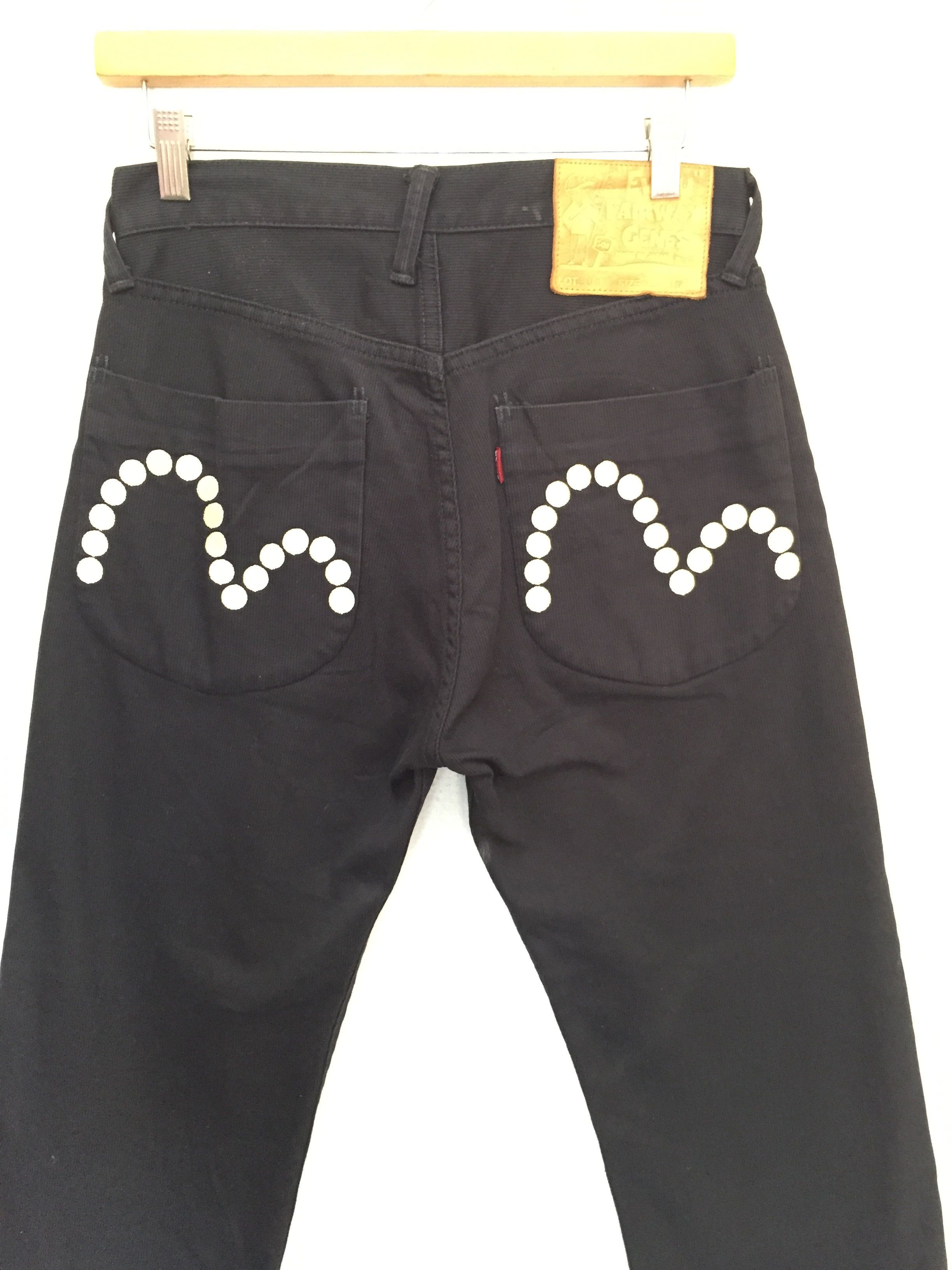Evisu Made Only by Yamane Embroidered circle logo pants Size US 28 / EU 44 - 1 Thumbnail