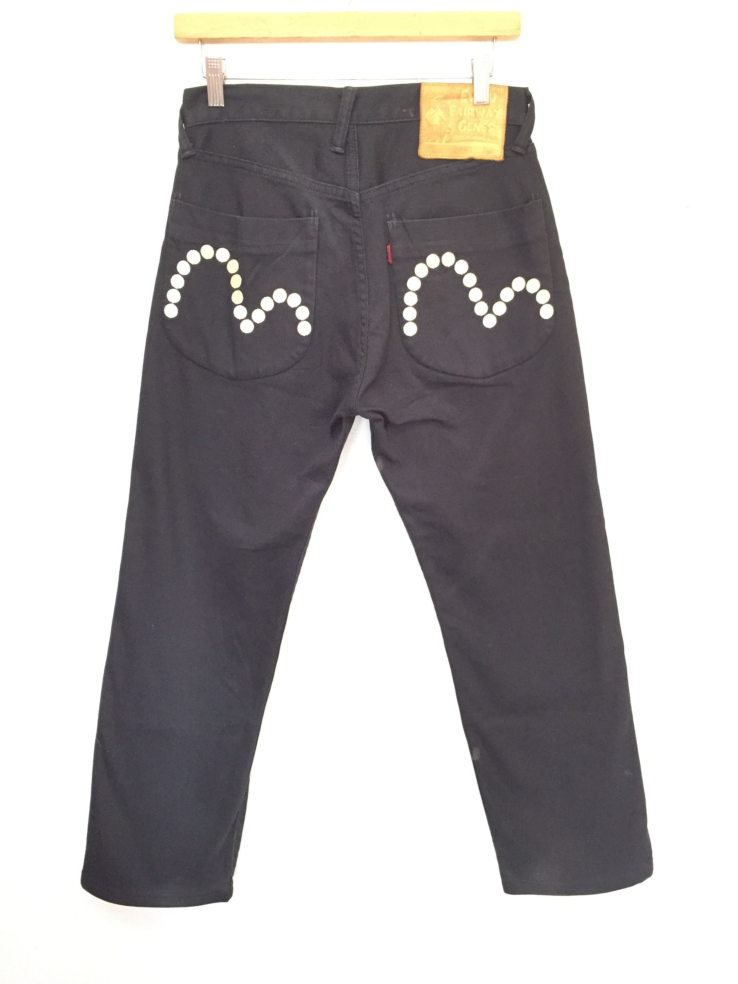 Evisu Made Only by Yamane Embroidered circle logo pants Size US 28 / EU 44 - 2 Thumbnail