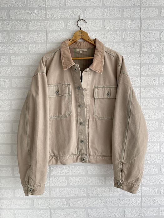 Yeezy Season Yeezy Season 6 Flannel Lined Denim Jacket Medium Blue