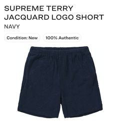 Supreme Terry Logo Shorts | Grailed