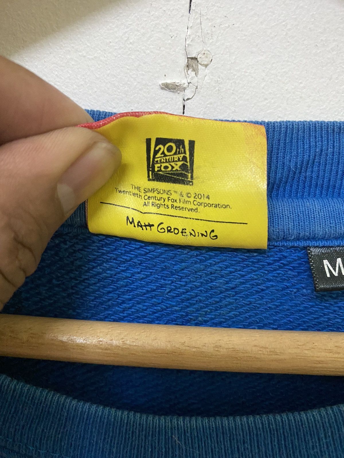 The Simpsons The Simpsons Sweatshirt Pullover Spellout BigLogo Medium Size US M / EU 48-50 / 2 - 6 Thumbnail