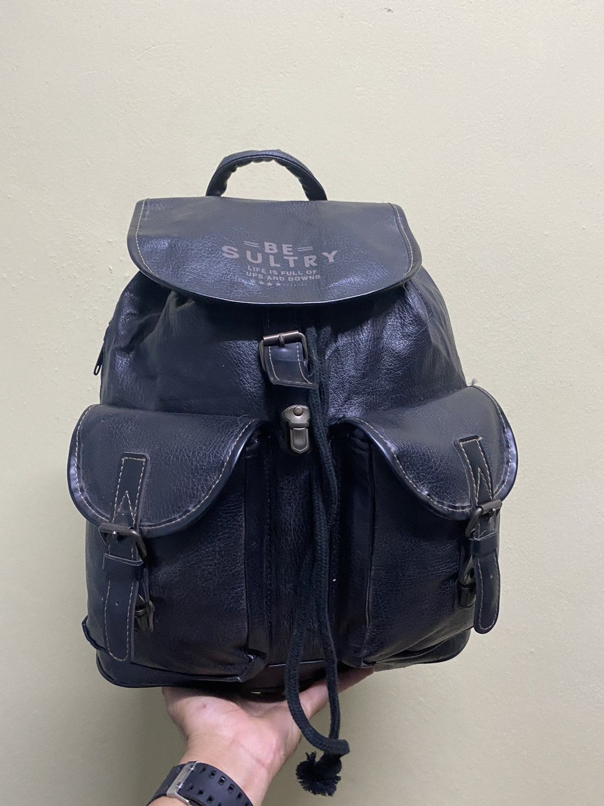 Japanese Brand × Leather LEATHER BAGPACK Size ONE SIZE - 1 Thumbnail