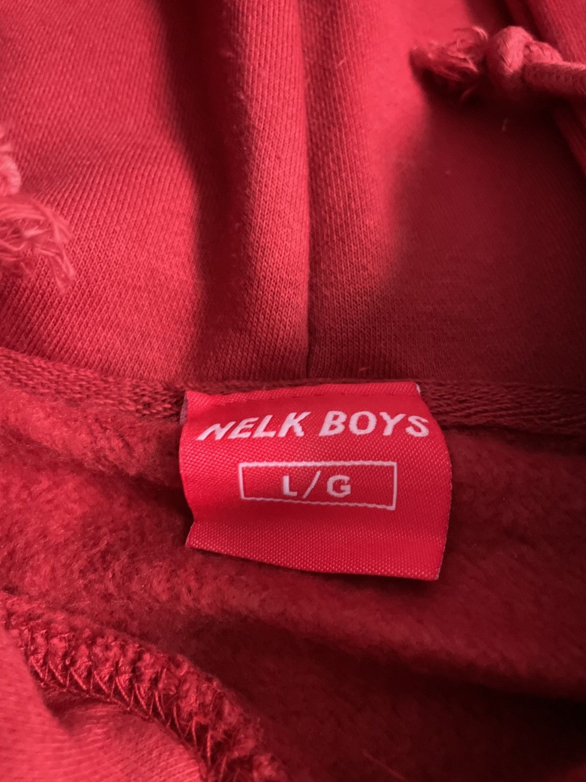 Full Send by Nelk Boys “NB” Logo Hoodie Red