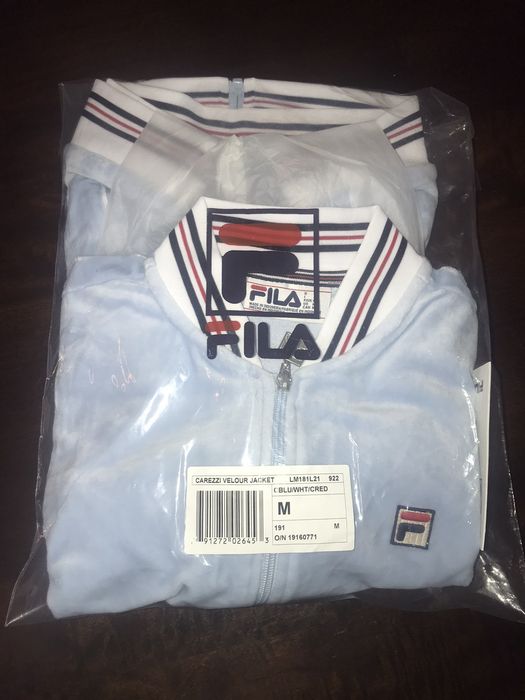 Fila Fila Carezzi Velour Jacket Grailed