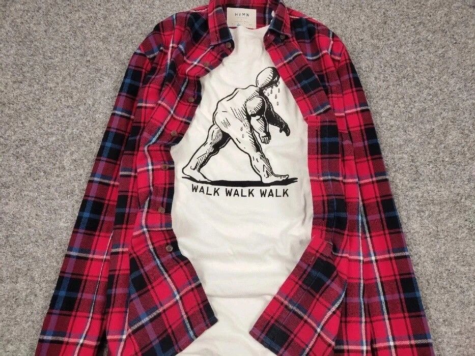 Flannel Vintage Flannel Shirt Checkered Travis Scott Style Hype Size US M / EU 48-50 / 2 - 6 Thumbnail