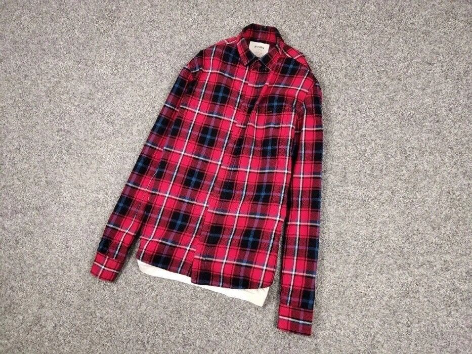 Flannel Vintage Flannel Shirt Checkered Travis Scott Style Hype Size US M / EU 48-50 / 2 - 8 Thumbnail