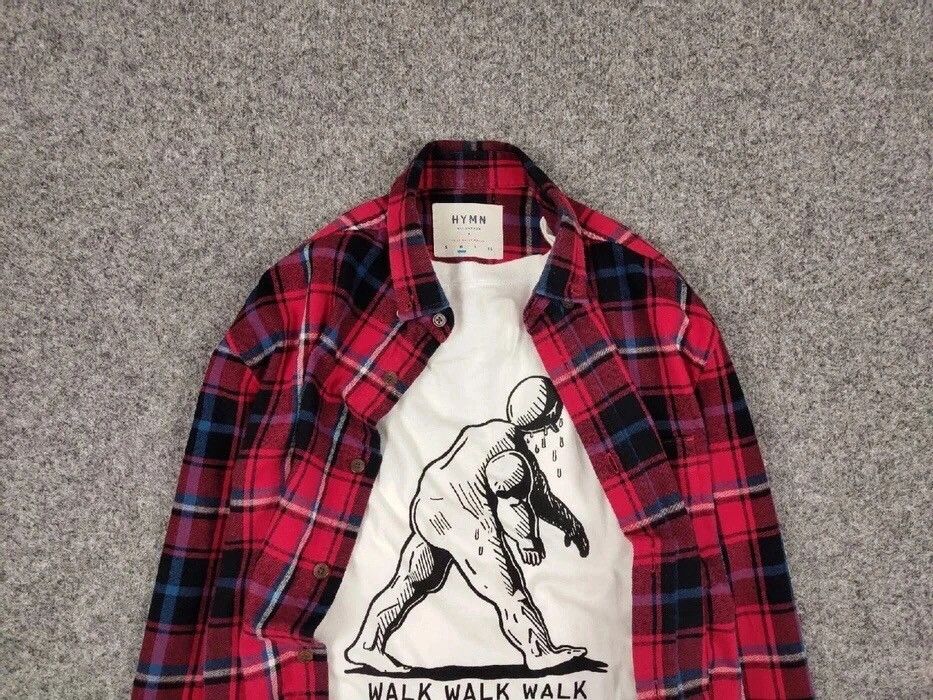 Flannel Vintage Flannel Shirt Checkered Travis Scott Style Hype Size US M / EU 48-50 / 2 - 4 Thumbnail