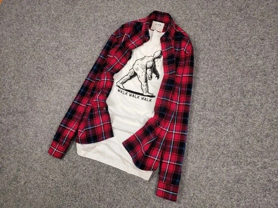 Flannel Vintage Flannel Shirt Checkered Travis Scott Style Hype Size US M / EU 48-50 / 2 - 3 Thumbnail