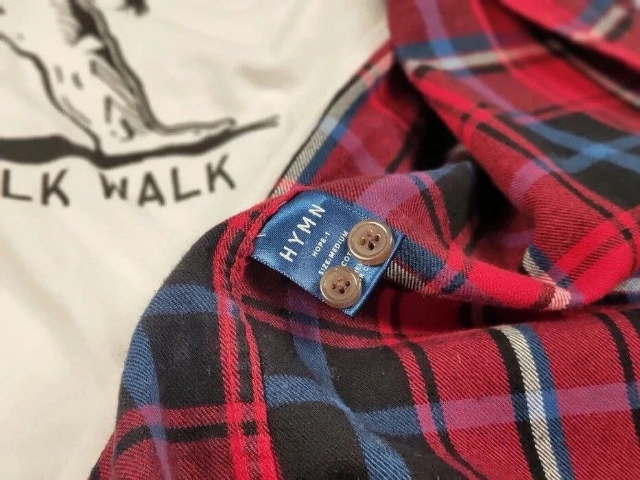 Flannel Vintage Flannel Shirt Checkered Travis Scott Style Hype Size US M / EU 48-50 / 2 - 13 Thumbnail