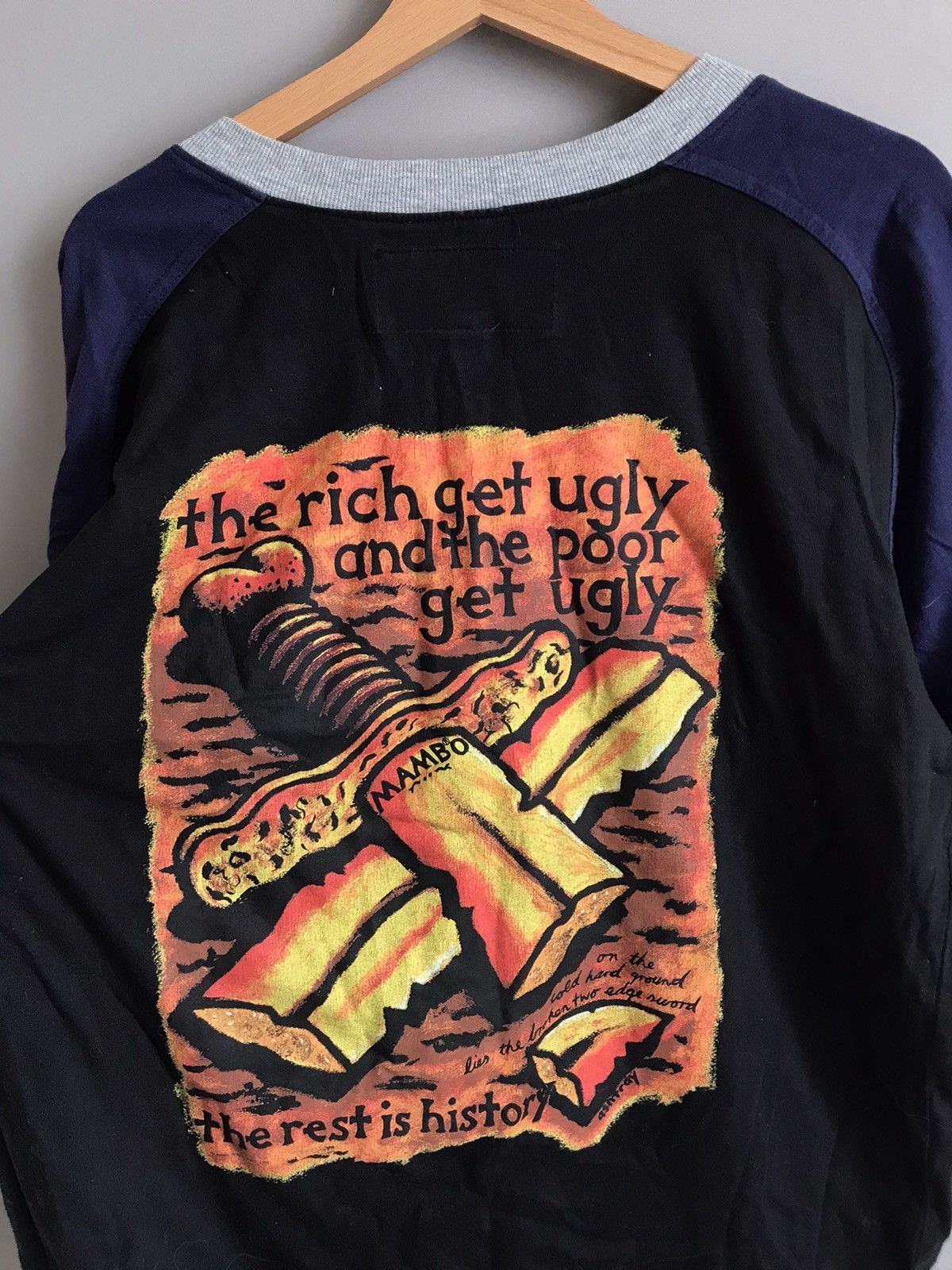 Mambo MAMBO 1996 Vintage Long Sleeve T-shirt The Rich Get Ugly Size US L / EU 52-54 / 3 - 7 Thumbnail