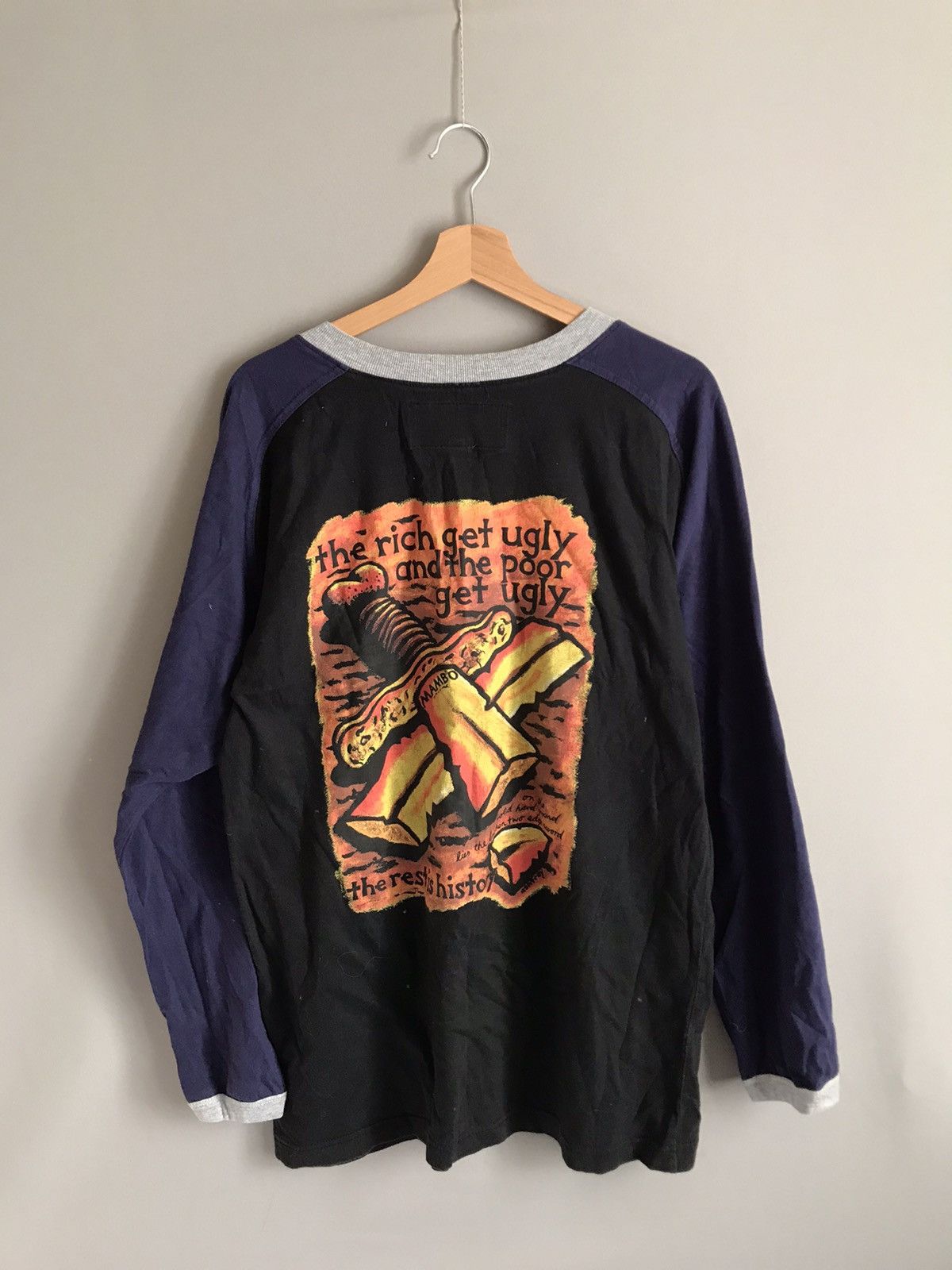 Mambo MAMBO 1996 Vintage Long Sleeve T-shirt The Rich Get Ugly Size US L / EU 52-54 / 3 - 1 Thumbnail