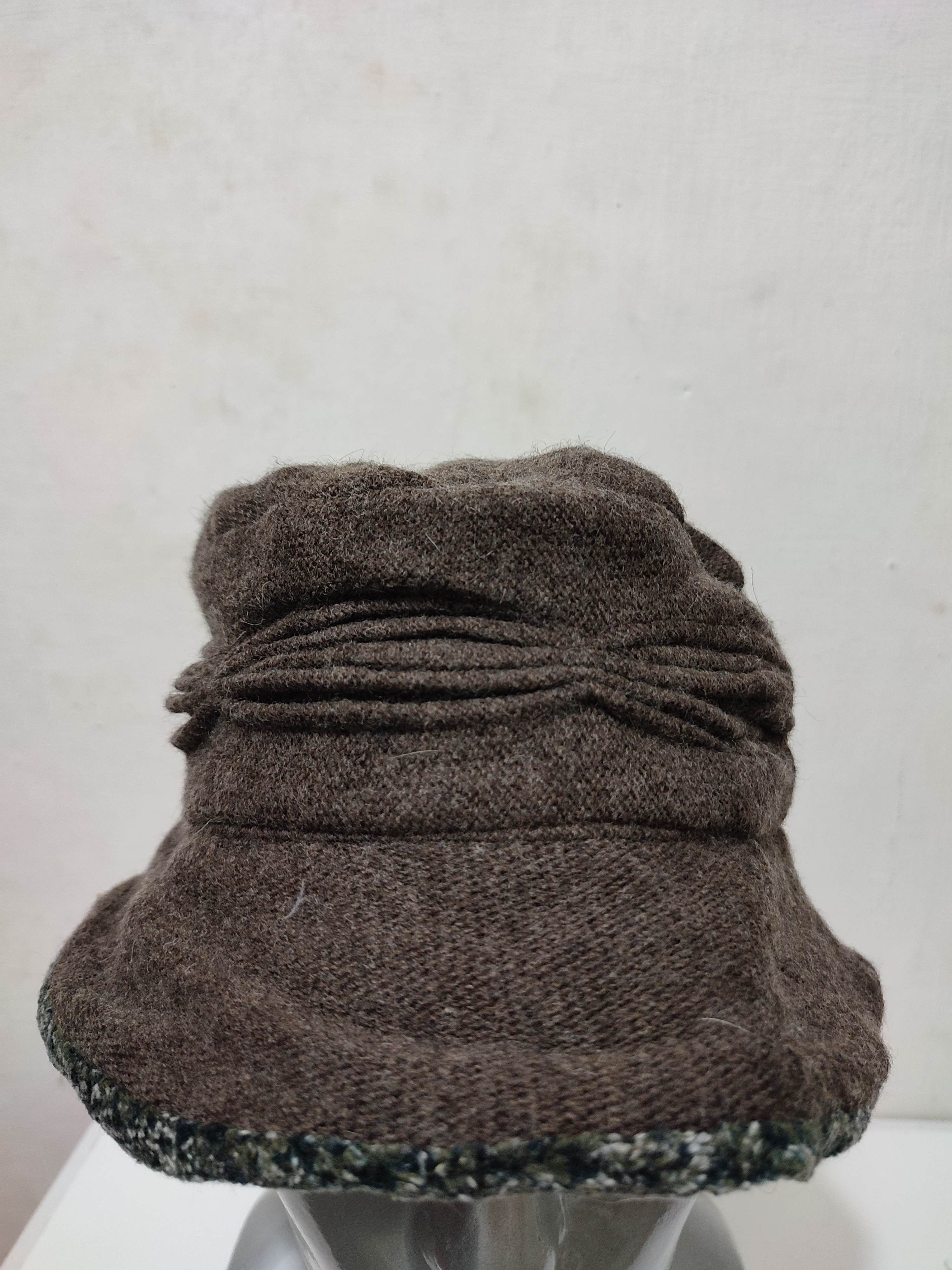 Japanese Brand 🔥Unknown Japanese Wrinkles design Bucket Hats Size ONE SIZE - 4 Thumbnail