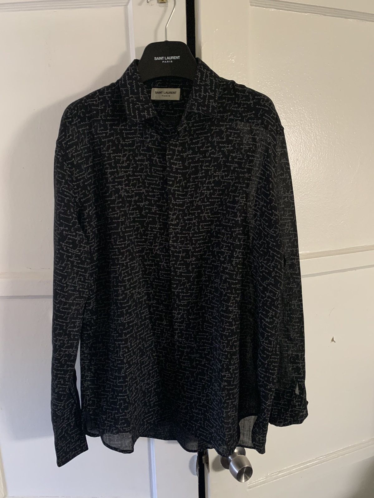 Saint Laurent Paris Je ‘T’aime Button up Size US L / EU 52-54 / 3 - 2 Thumbnail