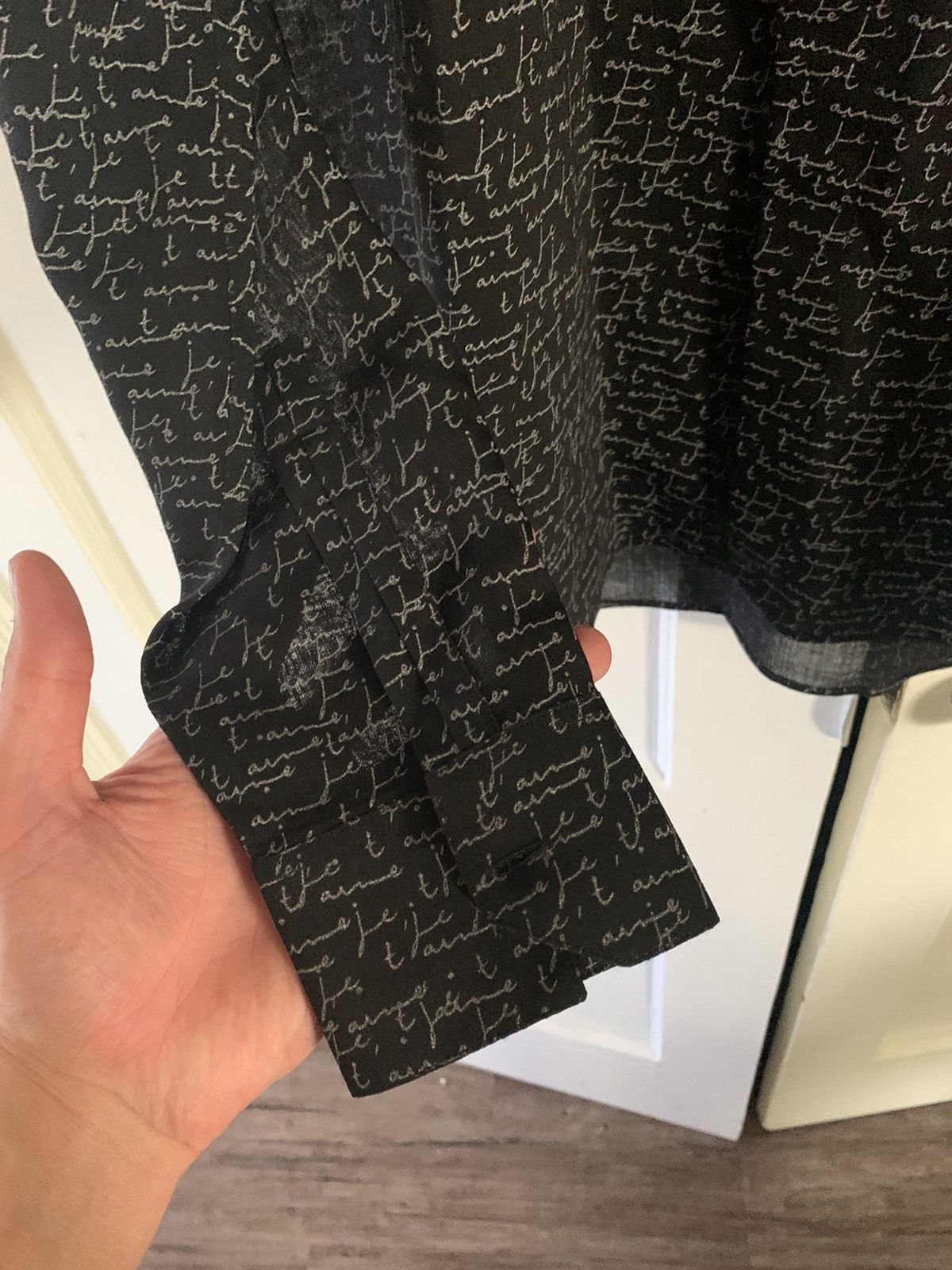 Saint Laurent Paris Je ‘T’aime Button up Size US L / EU 52-54 / 3 - 6 Thumbnail