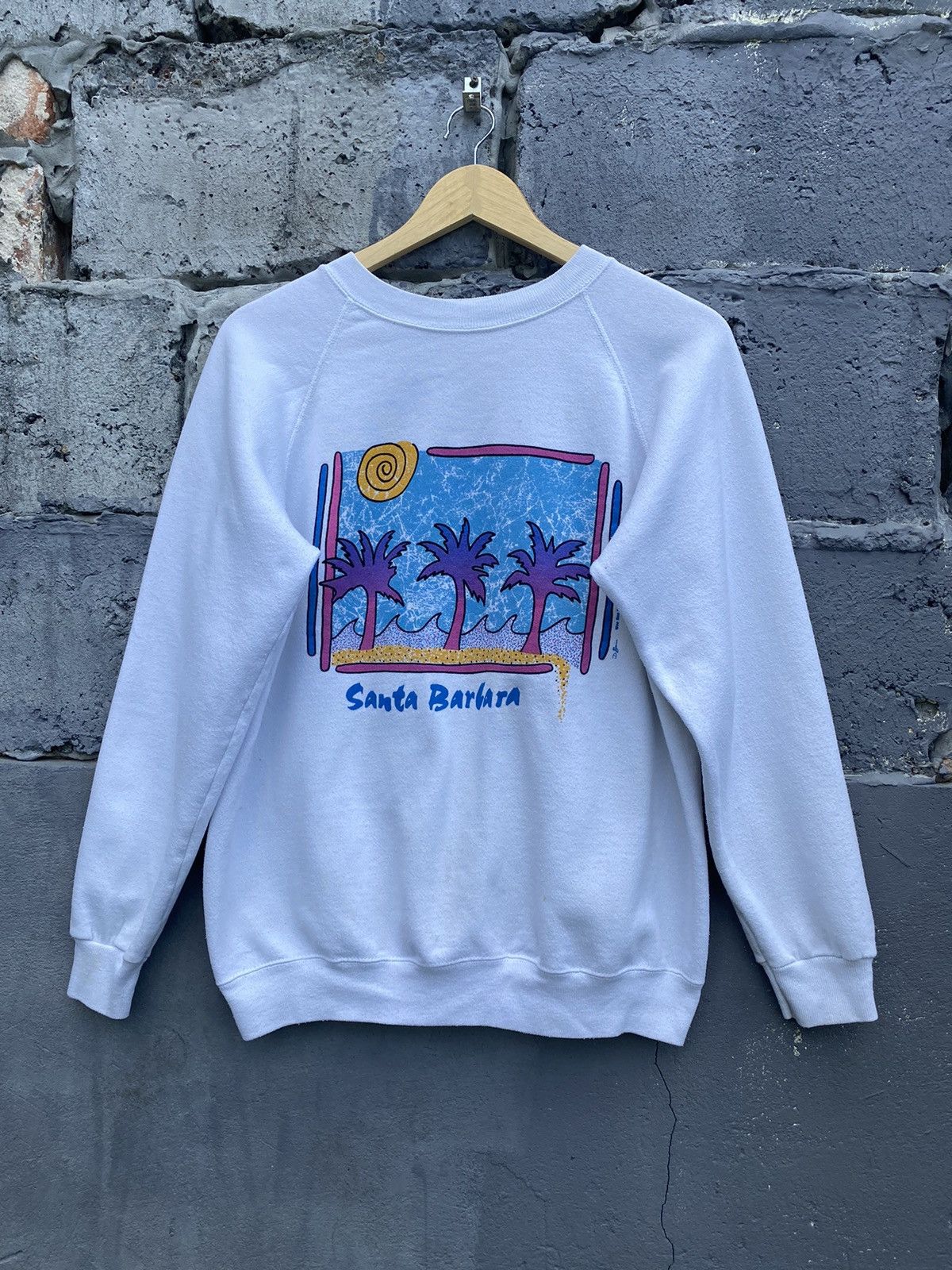 Vintage Vintage 1991 Santa Barbara Movie Licensed Sweatshirt Size US M / EU 48-50 / 2 - 2 Thumbnail